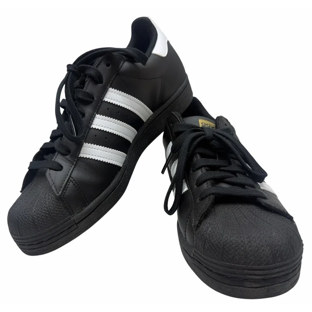 Adidas Originals Superstar EG4959 Black White Men's Size 8.5 Sneakers New w/ Box